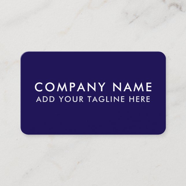 Modern Professional Minimalist Sleek Business Card (Front)