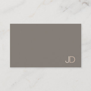 Modern Professional Monogram Elegant Colour Harmon Business Card