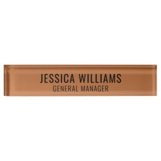 Modern Professional Name Plate