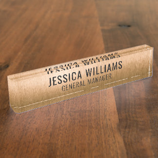 Modern Professional Name Plate