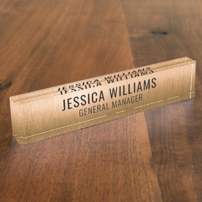Modern Professional Name Plate (Side)