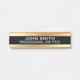 Modern Professional Office Door Sign