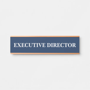 Modern Professional Office Door Sign