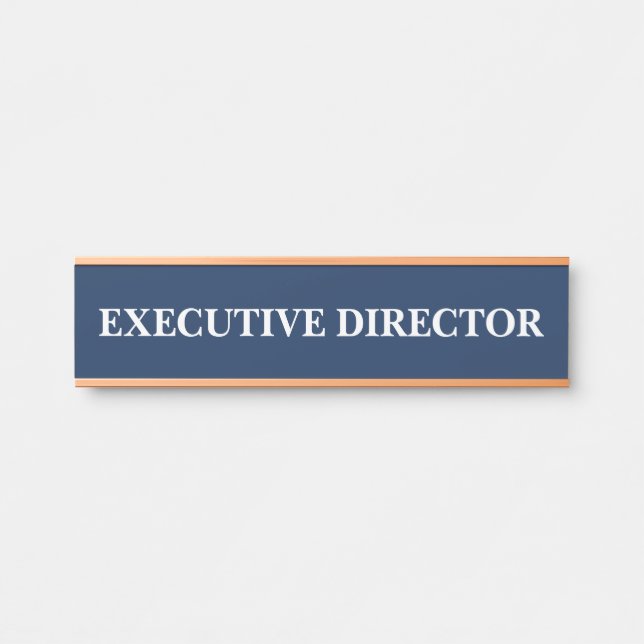 Modern Professional Office Door Sign (Front)