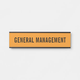 Modern Professional Office Door Sign