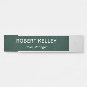 Modern Professional Office Door Sign
