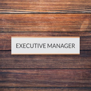 Modern Professional Office Door Sign