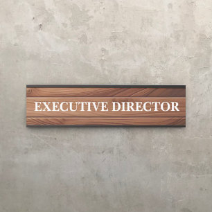 Modern Professional Office Door Sign