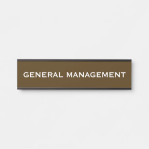 Modern Professional Office Door Sign