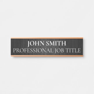 Modern Professional Office Door Sign