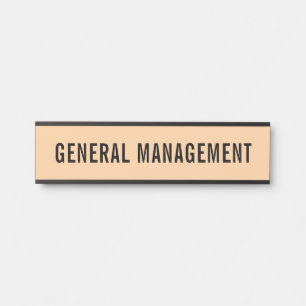Modern Professional Office Door Sign