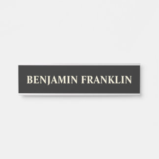 Modern Professional Office Door Sign