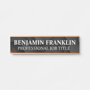 Modern Professional Office Door Sign