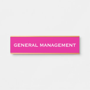 Modern Professional Office Door Sign