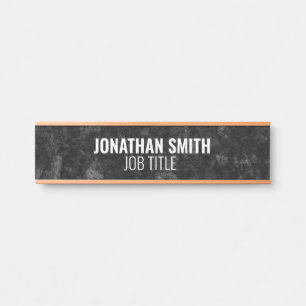 Modern Professional Office Door Sign