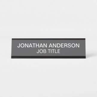 Modern Professional Office Door Sign Name Plate