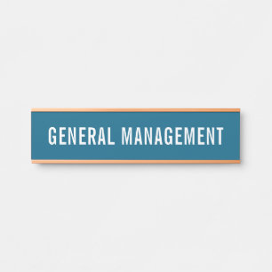 Modern Professional Office Door Sign Name Plate