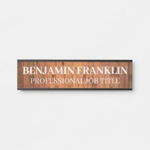 Modern Professional Office Door Sign Name Plate