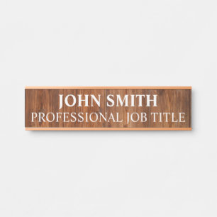 Modern Professional Office Door Sign Name Plate