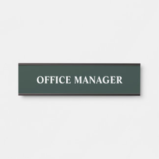 Modern Professional Office Door Sign Name Plate