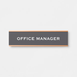 Modern Professional Office Door Sign Name Plate