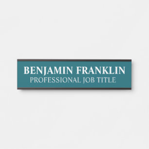Modern Professional Office Door Sign Name Plate