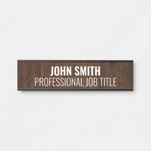 Modern Professional Office Door Sign Name Plate