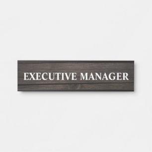 Modern Professional Office Door Sign Name Plate