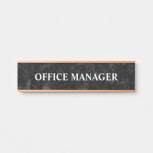 Modern Professional Office Door Sign Name Plate