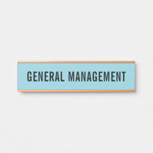 Modern Professional Office Door Sign Name Plate