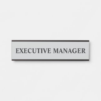 Modern Professional Office Door Sign Name Plate