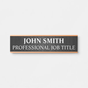 Modern Professional Office Door Sign Name Plate