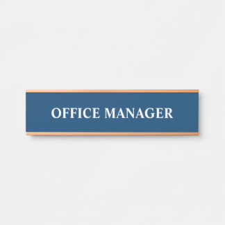 Modern Professional Office Door Sign Name Plate