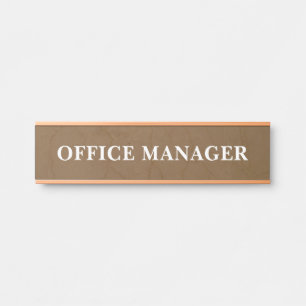 Modern Professional Office Door Sign Name Plate