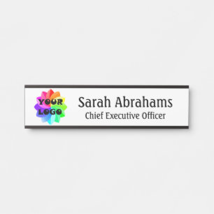 Modern Professional Office Door Signs Your Logo