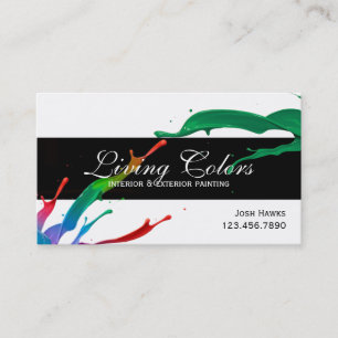 Modern Professional Painting Company Business Card