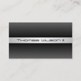 Modern Professional Perforated Metal Business Card