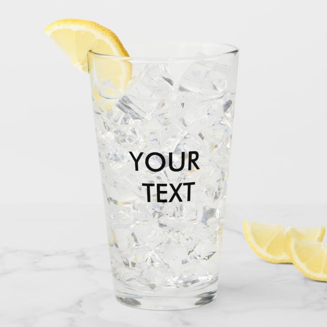 Modern Professional Personalised Glass (Front Ice)