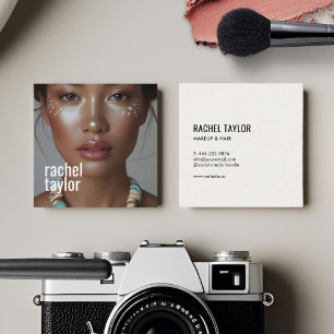 Modern Professional Photography Square Business Card