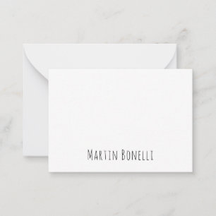 Modern Professional Plain Classical Card