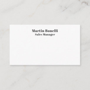 Modern Professional Plain Classical Enclosure Card