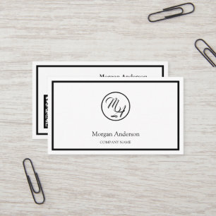 Modern Professional QR Code Business Logo Card