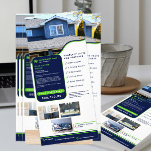 Modern Professional Real Estate and Home Selling Rack Card
