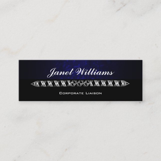 Modern Professional Slim Business Cards (Front)