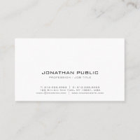 Modern Professional Smart Creative White Plain