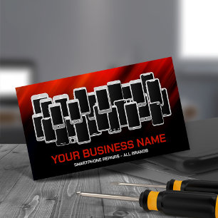 Modern Professional Smartphone Repair Business Card