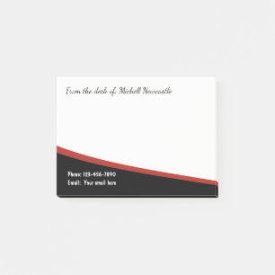 Modern Professional Style Post-it Notes