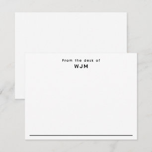 Modern Professional Stylish Correspondence Flat Card