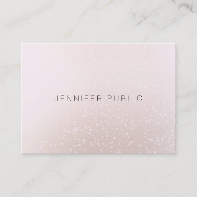 Modern Professional Template Sophisticated Trendy Business Card (Front)