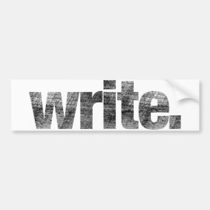 Modern Professional Writer Typographic Decal